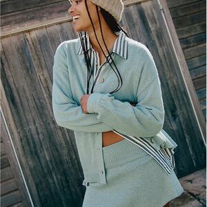 Ameena Sweater Skort Set- Blue Haze color. Worn once.